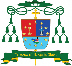 Arms (crest) of Matthew Remijio Adam Gbitiku