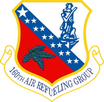 Coat of arms (crest) of the 160th Air Refueling Group, Ohio Air National Guard