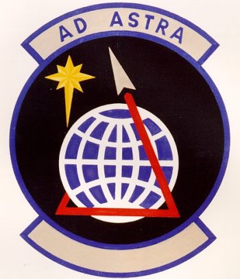 Coat of arms (crest) of the 1st Space Launch Squadron, US Air Force