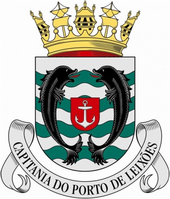 Coat of arms (crest) of the Harbour Captain of Leixões, Portuguese Navy