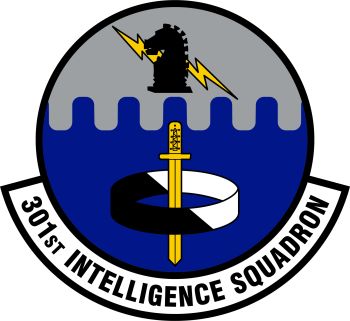 Coat of arms (crest) of the 301st Intelligence Squadron, US Air Force
