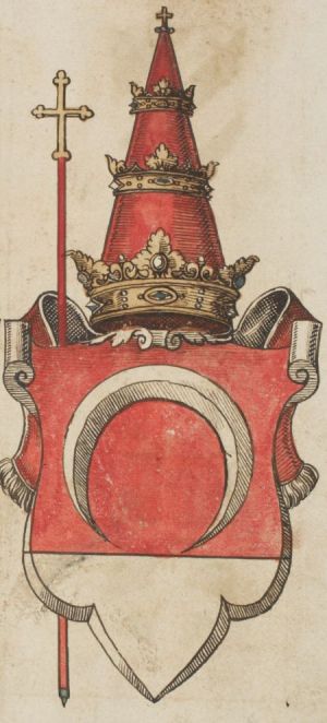 Arms (crest) of Pedro Martínez de Luna y Pérez de Gotor