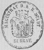 Wappen von Burgau/Arms (crest) of Burgau