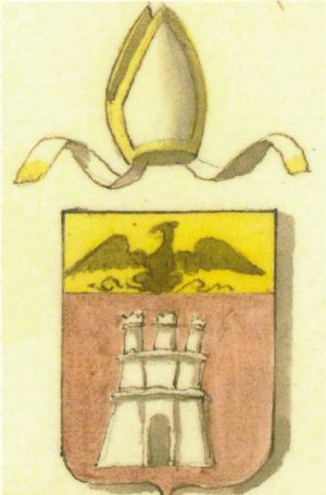 Arms (crest) of Antonio Castellani de la Volta