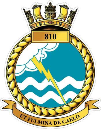 Coat of arms (crest) of the No 810 Squadron, FAA