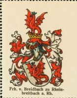 Wappen Freiherr von Breidbach zun Rheinbreitenbach am Rhein