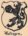 Wappen von Ratingen/ Arms of Ratingen