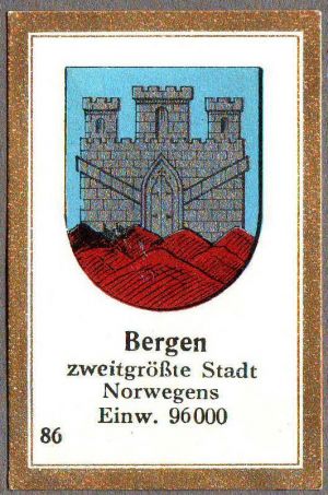 Wappen von Bergen (Norway)/Coat of arms (crest) of Bergen (Norway)