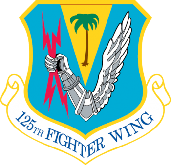 Coat of arms (crest) of the 125th Fighter Wing, Florida Air National Guard