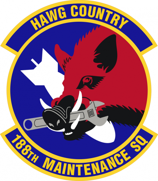 File:188th Maintenance Squadron, Arkansas Air National Guard.png