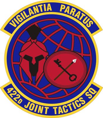 Coat of arms (crest) of the 422nd Joint Tactics Squadron, US Air Force