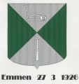 Wapen van Emmen/Coat of arms (crest) of Emmen