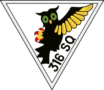 Coat of arms (crest) of the No 316 (Polish) Squadron, Royal Air Force