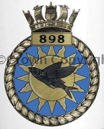 Coat of arms (crest) of the No 898 Squadron, FAA