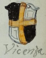 Stemma di Vicenza/Arms (crest) of VicenzaThe arms in a 16th century manuscript