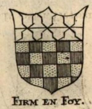 Arms (crest) of Robert Chichester