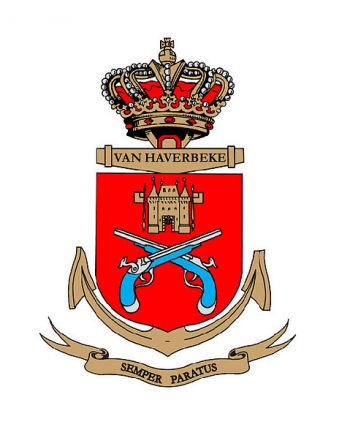 Coat of arms (crest) of the Minesweeper Van Haverbeke, Belgian Navy