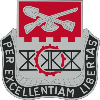 Coat of arms (crest) of 206th Engineer Battalion, Kentucky Army National Guard