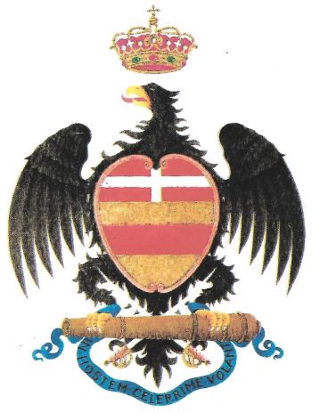 Coat of arms (crest) of the 3rd Fast Artillery Regiment Principe Amadeo Duca d'Aosta, Italian Army