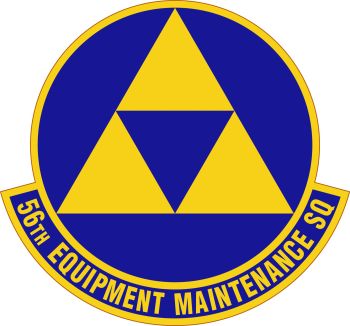 Coat of arms (crest) of the 56th Equipment Maintenance Squadron, US Air Force