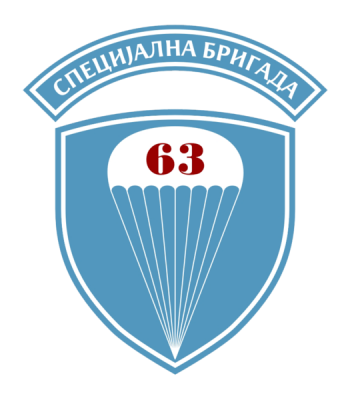 Coat of arms (crest) of 63rd Parachute Battalion, Serbian Army