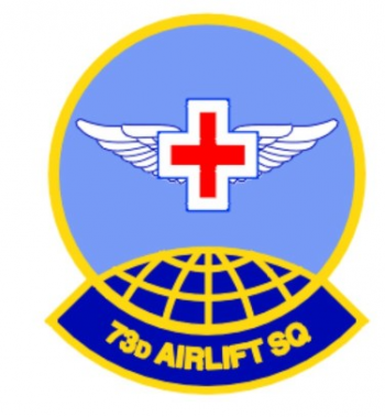 Coat of arms (crest) of 73rd Airlift Squadron, US Air Force