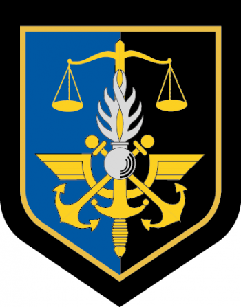 Coat of arms (crest) of the Provost Gendarmerie, France