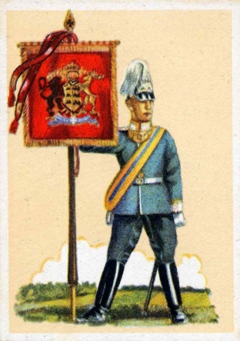 Coat of arms (crest) of Dragoon Regiment Queen Olga (1st Württembergian) No 25