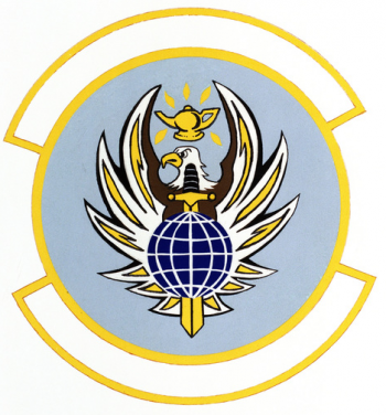 Coat of arms (crest) of the 3823rd Air Command and Staff College Student Squadron, US Air Force
