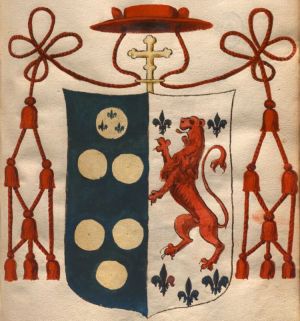 Arms of Alfonso Gesualdo di Conza
