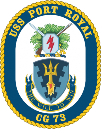 Coat of arms (crest) of Cruiser USS Port Royal
