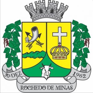 Brasão de Rochedo de Minas/Arms (crest) of Rochedo de Minas