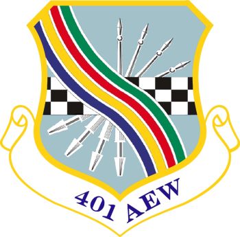 Coat of arms (crest) of the 401st Air Expeditionary Wing, US Air Force