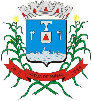 Brasão de Patos de Minas (Minas Gerais)/Arms (crest) of Patos de Minas (Minas Gerais)