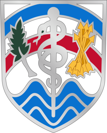 Coat of arms (crest) of US Army Medical Readiness Command Atlantic