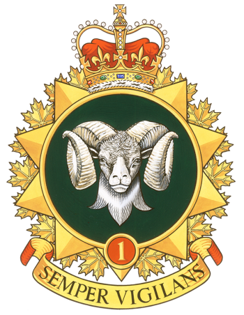 Coat of arms (crest) of the 1 Canadian Brigade Group, Canadian Army