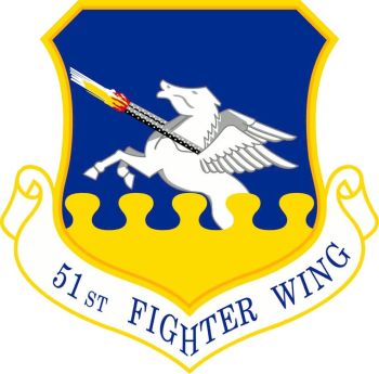 Coat of arms (crest) of the 51st Fighter Wing, US Air Force