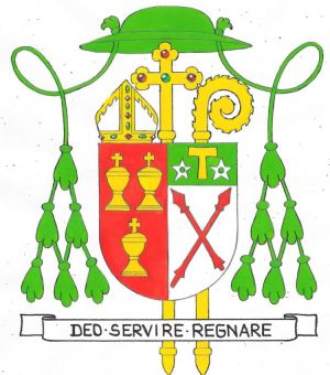 Arms (crest) of Thomas Joseph Drury