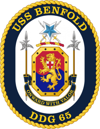 Coat of arms (crest) of the Destroyer USS Benfold