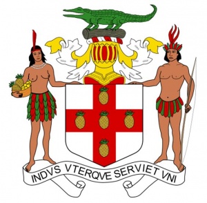 Coat of arms (crest) of National arms of Jamaica