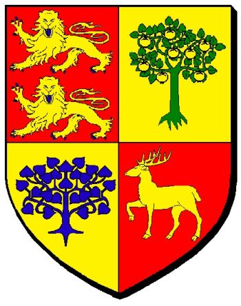alt=Blason des Baux-de-Breteuil/Arms (crest) of Les Baux-de-Breteuil