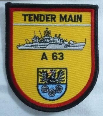 Coat of arms (crest) of the Support Ship Main, German Navy