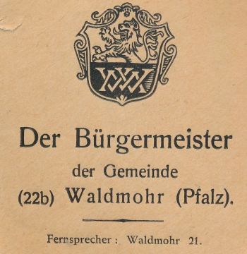 Wappen von Waldmohr