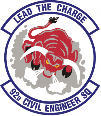 Arms of 92nd Civil Engineer Squadron, US Air Force