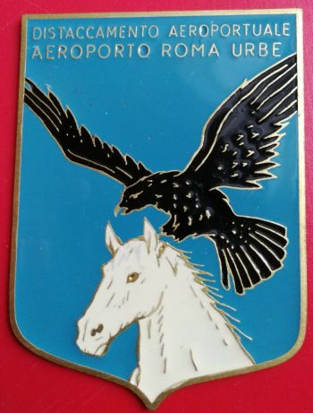 Coat of arms (crest) of the Airport Detachment Rome-Urbe Airport, Italian Air Force