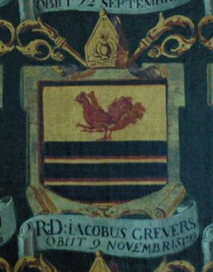 Arms (crest) of Jacobus Grevers