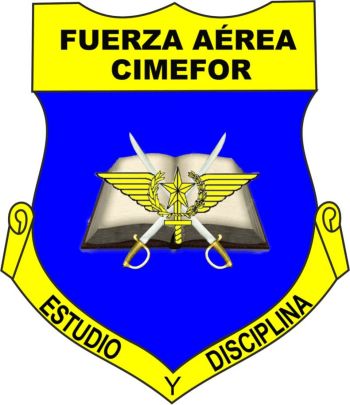 Coat of arms (crest) of the Military Instruction and Formation Center for Reserve Officers, Air Force of Paraguay