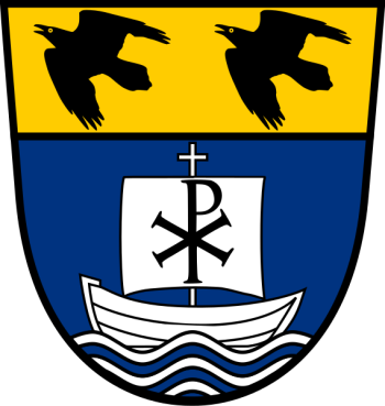 Arms (crest) of Saint Meinrad Archabbey in Saint Meinrad