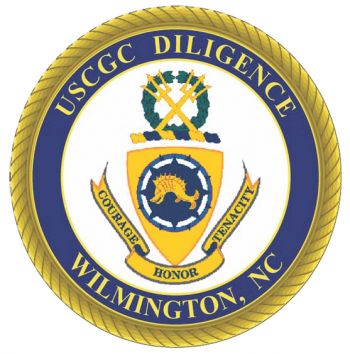 Coat of arms (crest) of the USCGC Diligence (WMEC-616)