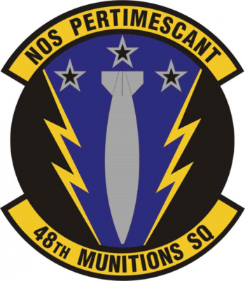 Coat of arms (crest) of the 48th Munitions Squadron, US Air Force